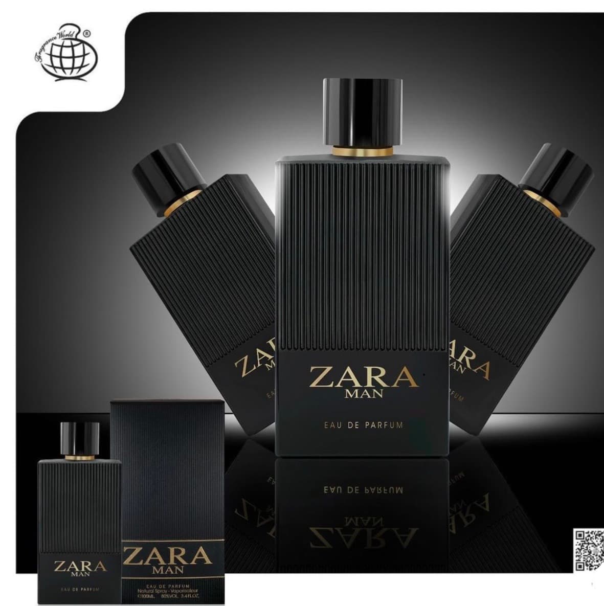 ZARA MAN EAU DE PARFUM 100ML by FRAGRANCE WORLD