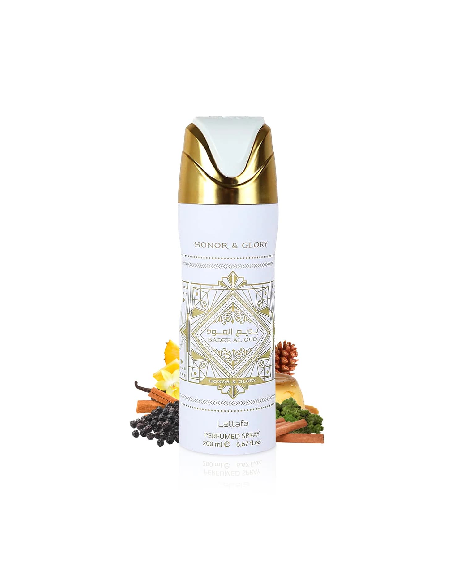 LATTAFA BODY SPRAY 200ML - Bade’e Al Oud Honor & Glory