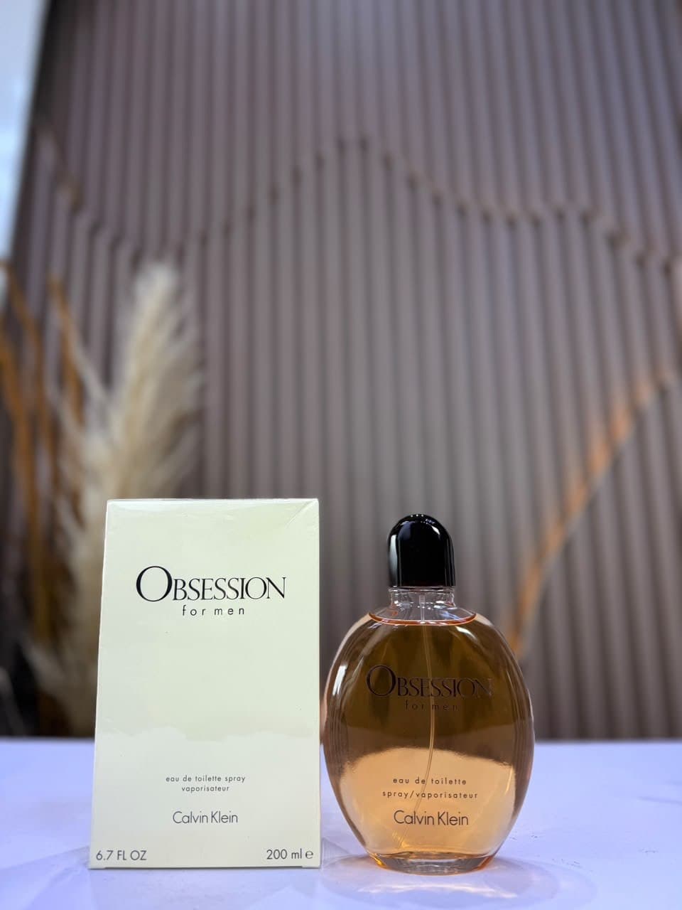 OBSESSION PERFUME FOR MEN by CALVIN KLEIN 200ML