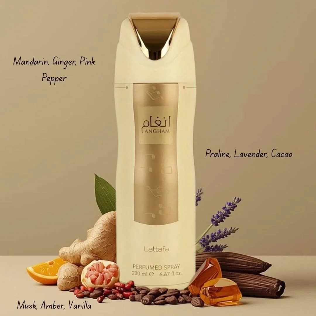 LATTAFA BODY SPRAY 200ML - Angham